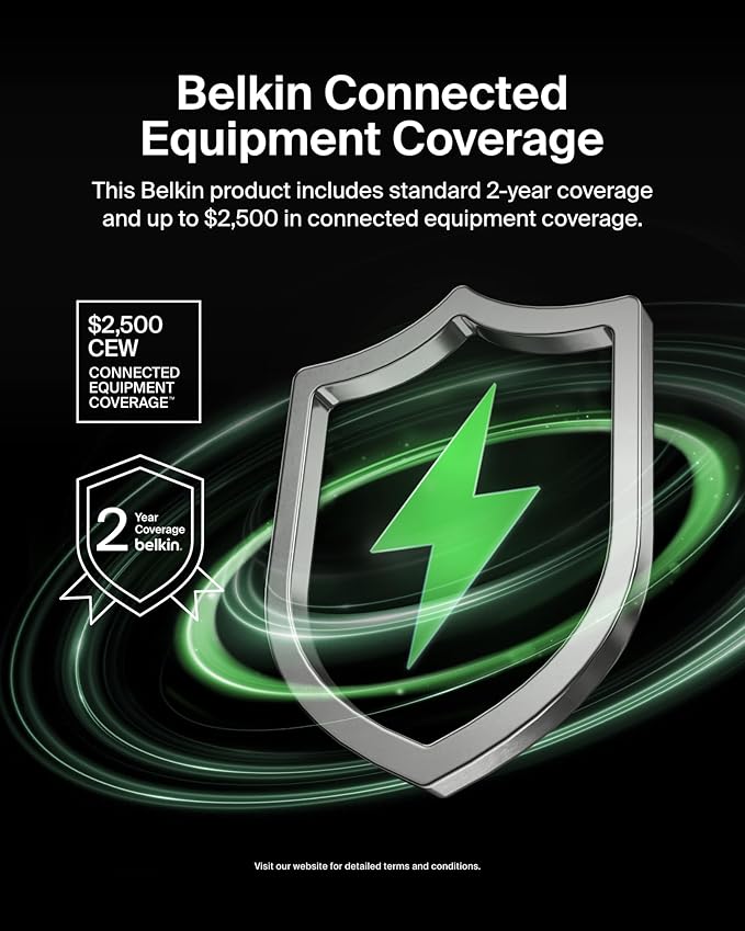 Belkin Portable Charger, Power Bank with Integrated Cable 20000 mAh 30W - Fast Charging USB C Power Delivery, iPhone Charger - iPhone 16 Series, iPad Pro, Galaxy S25 Series, & More - Black