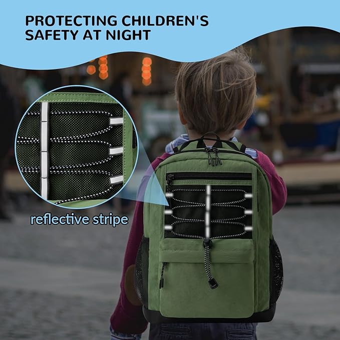 10L Small Size Casual Backpack for Kids Girls Boys Ages 3-9, Mini Waterproof Outdoor Sport Travel Hiking Camping Daypack (Light Blue)