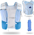 Lightweight Running Vest for Women Men, Adjustable Hydration Backpack with 500ml TPU Soft Flask, Breathable Reflective Large Capacity Water Backpack for Running Cycling Marathon Hiking