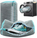 Shoe washing machine bag,Sneaker Laundry Bag for Shoes, Reusable and Durable Shoe Laundry Bag for Washer and Dryer,Suitable for cleaning shoes, gym, tennis, basketball, shoe storage (Grey -2 pieces)