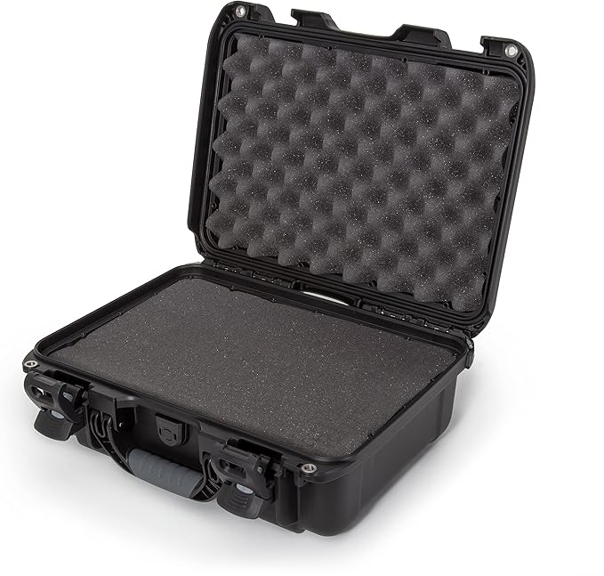 Nanuk 920 Waterproof Hard Case with Foam – Impact-Resistant with Integrated Slide Locks for Camera, Drone and Electronics (Black)