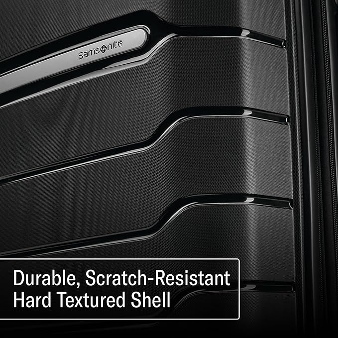 Samsonite Freeform Hardside Carry-On Luggage with Spinner Wheels - Hardshell Suitcase - TSA, Airline-Approved - Expandable Hard Shell, Smooth Rolling Wheels for Lightweight Travel - Lilac