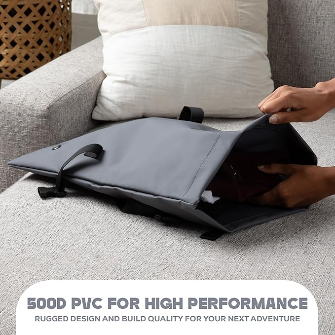 Versatile Water-resistant Shoe & Gym Bag – Travel-Ready, Washable TPU Storage with Vent, Fits up to Men’s 13