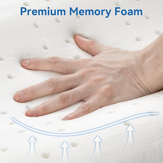 AM AEROMAX 26" Queen Size Contour Memory Foam Pillow, Cervical Pillow for Neck Pain Relief, Neck Orthopedic Sleeping Pillows for Side, Back and Stomach Sleepers