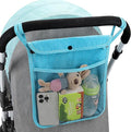 Accmor Universal Stroller Organizer, Mesh Bag Fits for Uppababy, Nuna, Britax, Doona Strollers, Non-Slip Adjustable Stroller Mesh Cargo Net Storage Caddy Accessories