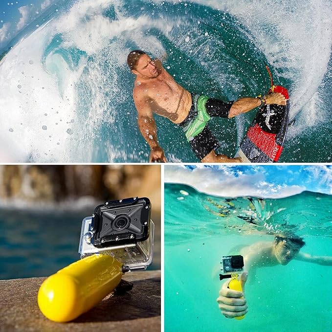 PCTC Waterproof Case for Go Pro Hero 13 Black, Accessories for Hero13/12/11/10/9 Black Waterproof Case, Supports 60M/196FT Underwater Dive, Professional Action Camera Dive Accessory