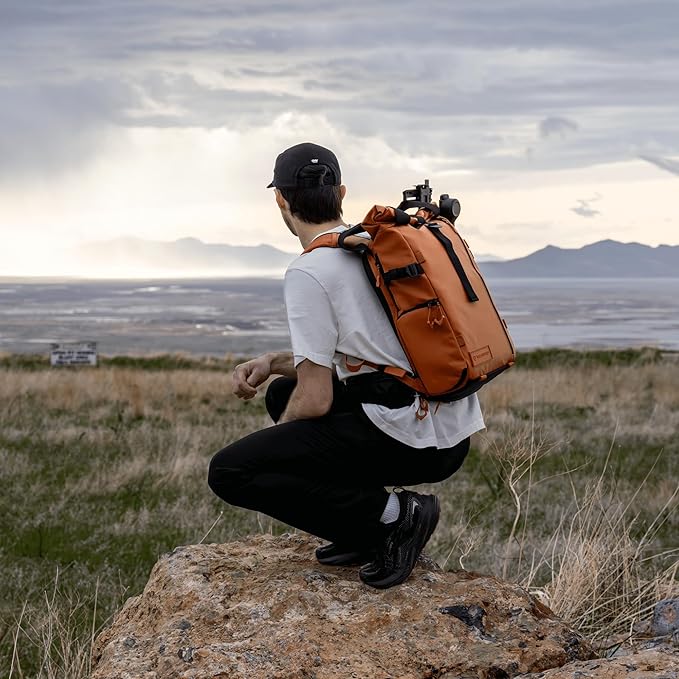 WANDRD All New PRVKE 41L V4: Weatherproof Travel and Camera Backpack, Everyday Carry Bag with Laptop Sleeve, Quick Side Access, Rolltop Expansion, Clamshell Opening – Versatile Photography Backpack