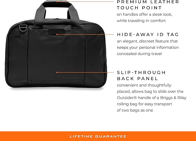 Briggs & Riley Travel Duffel Bag - Weekender & Overnight Luggage for Women & Men, Softside Bag