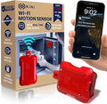 Kini SafeAlert WiFi Motion Sensor Alarm | Real-Time SMS Notification | Wireless Motion Detector for Gun Safes, Cabinets, Home, Apartments, Office | Easy Install, No Subscription, Rechargeable Battery