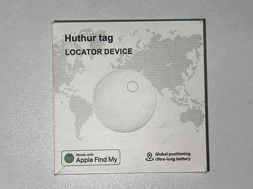 2024 Air Tracker Tags 1-Pack, Smart Tag Works with Find My App (iOS Only), Key Finder, Luggage Tracker, Bluetooth Tracker Tag for Backpacks, Wallet, Worldwide Tracking, Replaceable Battery(Ink Black)