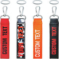 Custom Luggage Tags, Custom Personalized Luggage tag Name, Embroidery Key Ring Accessories for Car, Luggage, Crate,Gear