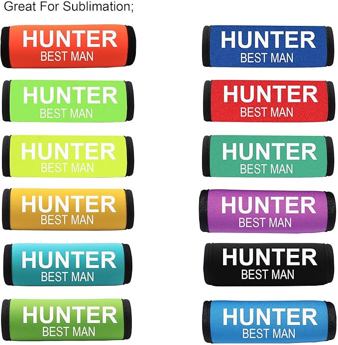 Luggage Identifiers for Suitcases Unique-Luggage Tags 5 Pack Travel Luggage Handle Wrap/Cover Cruise Must Haves Travel Gifts for Travelers/Airplane