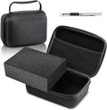 EVA Hard Case with Customizable Foam Protective EVA Carrying Case Shockproof Outdoor for Camera, Digital Products, Electronic Instruments with Knife(Black,12.6 x 12.2 x 3.5 Inch)