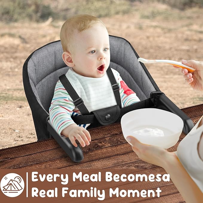 Hook On High Chair for Baby Toddlers (6-36 Months),Attach to Fast Table Chairs,Portable High Chair for Travel and Home,Restaurants,Foldable Storage Feeding Seat, Booster Seat for Kitchen Chair