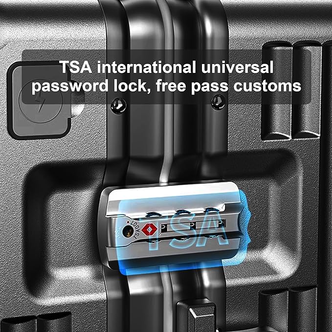 Zipperless Luggage, 22x14x9 Aviation Certified, Polycarbonate Aluminum Hardshell, Expandable Carry-On Luggage with Spinner Wheels, Hardshell Luggage, 20 Inch Cabin