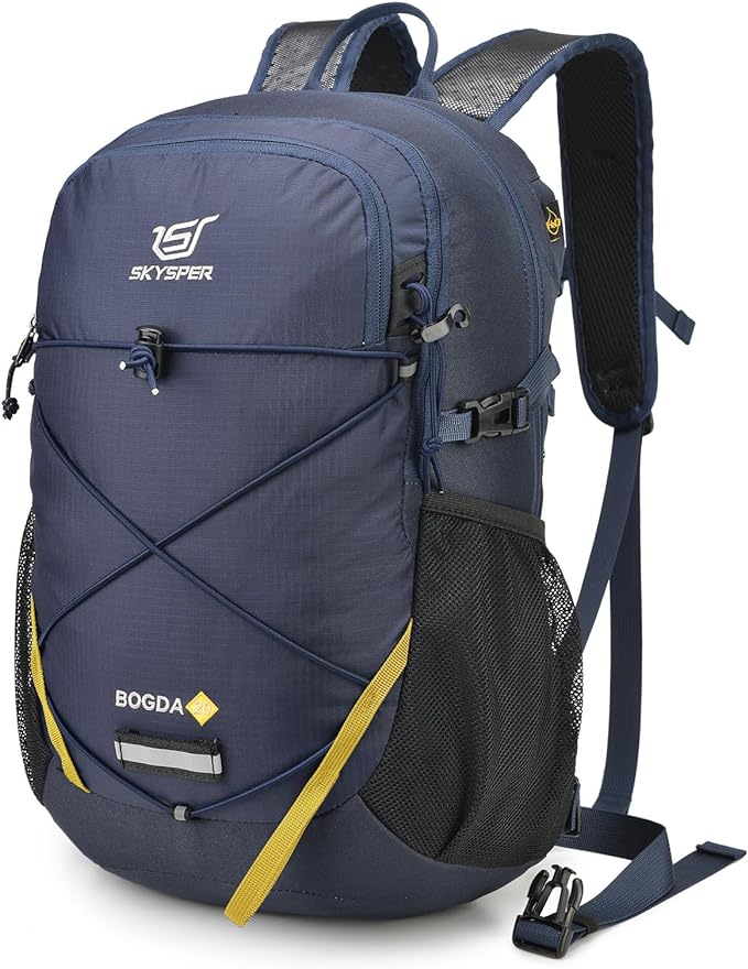 SKYSPER Small Hiking Daypack, 20L Lightweight Travel Backpacks Day Hike Pack with Waist Strap for Women Men