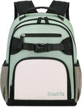 Cute Mini Toddler Backpacks for Boys 2-4 Little Kids Backpack Preschool Bookbag (Pale Pistachio)