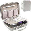 ProCase Hard Travel Electronic Organizer Case for MacBook Power Adapter Chargers Cables Power Bank Apple Magic Mouse Apple Pencil USB Flash Disk SD Card Small Portable Accessories Bag