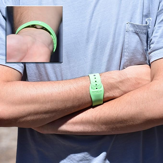 Nausea Relief Wristband for Motion and Sea Sickness | Anti-Nausea Acupressure Bands for Morning Sickness | Sea Bands for Motion Sickness Relief. (Steel Blue)