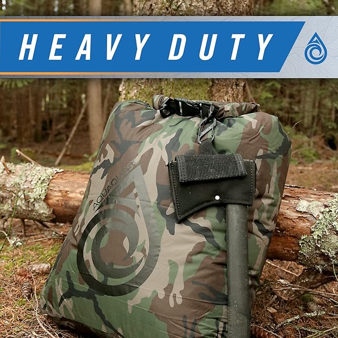 AquaQuest Rogue Dry Bag Set – 60 + 100L Olive Drab – 100% Waterproof Roll Top – Dry Sack
