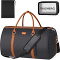 Garment Bag for Travel Convertible Carry On Garment Bag Large Travel Duffel Bags for Women 2 in 1 Hanging Suitcase Suit Travel Bags for Women & Men 3pcs Set