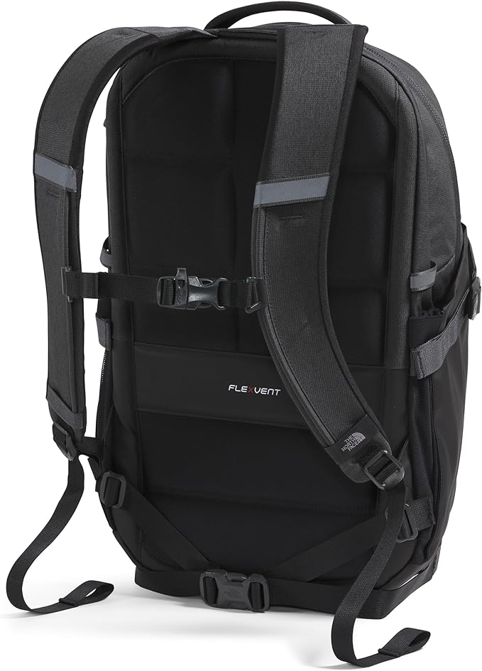 THE NORTH FACE Recon Everyday Laptop Backpack | Daypack with Water Repellent Finish, 16" Laptop Sleeve, 2 Water Bottle Pockets, Asphalt Grey Light Heather/TNF Black-NPF, One Size