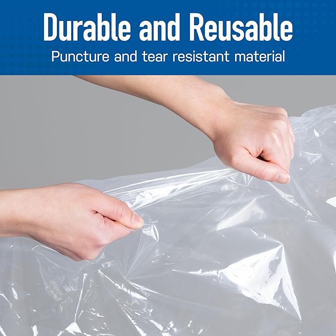Spacesaver 10 Pack Small Vacuum Storage Bags for Clothes - 24 x 16-Inch Vacuum Sealer Compression Bags with Hand Pump - Space Saver Storage Bags for Travel Essentials, Garments and Organization