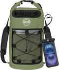 STOVER 5/10/25/30/40/55L Waterproof Backpack- Floating Dry Bag for Kayaking, Travel, Beach, Hiking, & Camping, Men/Women