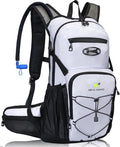 N NEVO RHINO Hydration Backpack, 18L Multipurpose Hiking Backpack with 3L Water Bladder, Water Backpack Insulated Hydration Pack Ideal for Hiking and Cycling