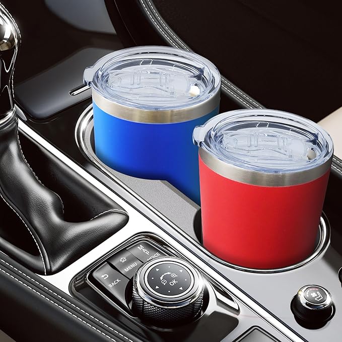 20oz Tumbler Bulk Stainless Steel Tumblers with Lid Vacuum Insulated Double Wall Travel Coffee Mug Powder Coated Tumbler Cup for Hot and Cold Drinks(Dark Blue, 12 pack)