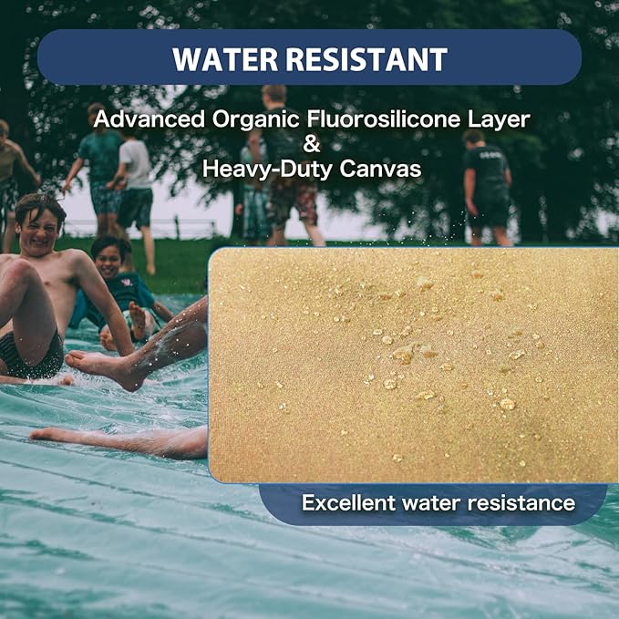 8’x10’ Canvas Tarps Heavy Duty Waterproof Tarpaulins with Aluminum Grommets,UV Resistant, 22Mil Multipurpose Drop Cloth, 14oz Cover Sheet for Outdoor and Indoor Use with Ropes Yellow