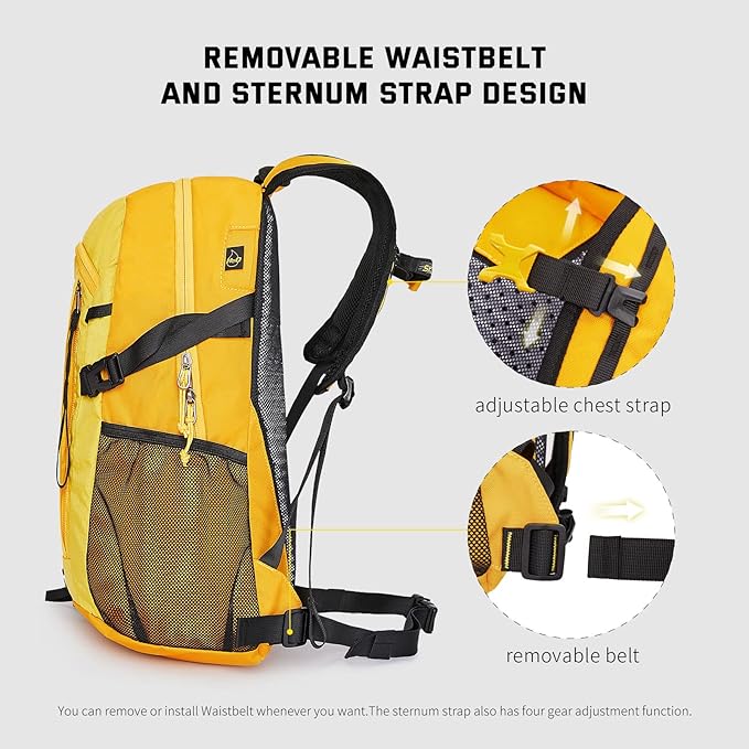 SKYSPER Small Hiking Backpack, 20L Lightweight Travel Backpacks Hiking Daypack for Women Men