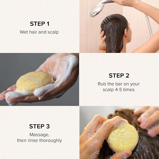 Maka Nature Low-Carbon Shampoo Bar | Korean K-Beauty Haircare with Natural Ingredients for Dry Scalp & Hair Types | Vegan, Eco-Friendly, pH balanced, 3.35oz (Tea Tree)