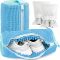 Shoe Washing Machine Bag,Laundry Shoe Bag for Washer and Dryer,Reusable Shoe Cleaning Bag for Sneakers,Tennis Shoes,With Self-locking Zipper, Microfiber Inside,Include Shoes Storage Bag