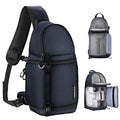 K&F Concept Camera Sling Bag Crossbody Bag Camera Shoulder Backpack DSLR/SLR/Mirrorless Photography Bags Compatible with Canon/Nikon/Sony/Fuji/Gopro/DJI