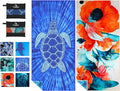 2 Pack Microfiber Lightweight Thin Beach Towel Sand Free Quick Dry Super Absorbent Large Towels for Swimming Pool Yoga Gym Travel Vacation Beach Accessories Essentials for Adults