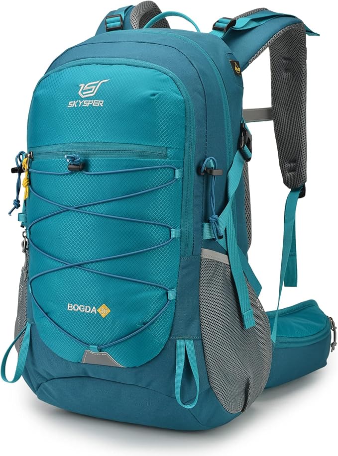 SKYSPER Hiking Backpack for Men Women, 35L Travel Backpack Waterproof Camping Backpack Outdoor Lightweight Daypack
