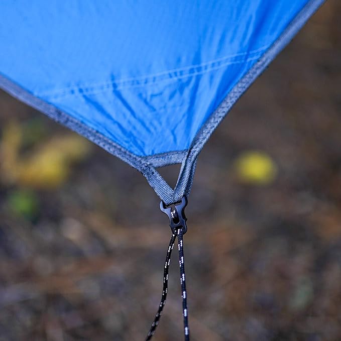 Wise Owl Outfitters Hammock Rain Fly – Waterproof Camping Tarp Cover with Tent Stakes & Carry Bag, Ultralight Shelter for Backpacking & Outdoor Shade