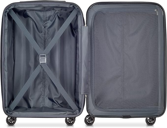 DELSEY PARIS Helium Aero Hardside Expandable Luggage with Spinner Wheels, Brick Red, Carry-On 21 Inch