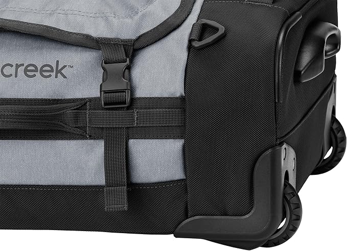 Eagle Creek Cargo Hauler XT Wheeled Duffel - Wheeled Backpack Duffel - Deployable Backpack Straps - Lockable U-Lid & Easy Access Compartment - Charcoal