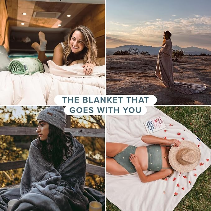 Bare Home Fleece Blanket - Throw/Travel - Ultra-Soft Lightweight for Bed, Sofa, and Couch - Luxury Microplush - Cozy Warm Blanket (Throw/Travel, Spring Mint)