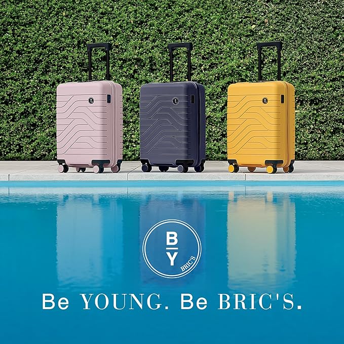 Bric's 28" Expandable Spinner Suitcase - Travel Luggage with TSA-Approved Lock and Hard Shell Exterior - B|Y Ulisse - Black