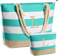 YOOLIFE Beach Bags for Women - Travel Canvas Beach Tote, Pool Waterproof Bag, Travel Essentials, Gifts for Women Birthday
