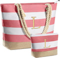 YOOLIFE Beach Bags for Women - Travel Canvas Beach Tote, Pool Waterproof Bag, Travel Essentials, Gifts for Women Birthday