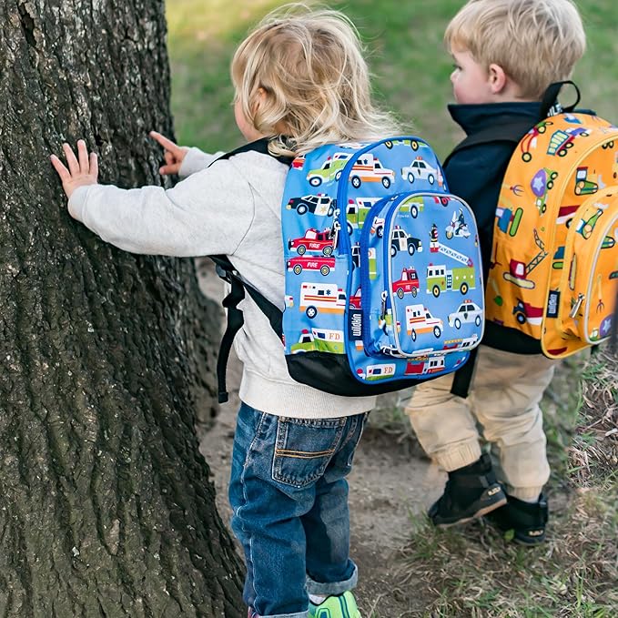 Wildkin 12-inch Kids Backpack – Padded, Adjustable, Ideal for Daycare & Travel - Heroes