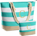 YOOLIFE Beach Bags for Women - Travel Canvas Beach Tote, Pool Waterproof Bag, Travel Essentials, Gifts for Women Birthday