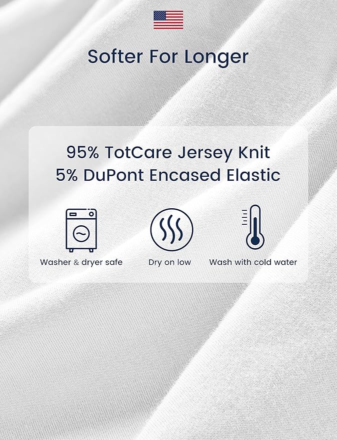 TotAha Botanical Pack and Play Sheets Fitted, Compatible with Graco Pack N Play Playard Crib, Babyletto, Dream on Me, Baby Trend, and Other Playpen Mattress, Premium Soft Mini Crib Sheets, 2 Pack