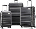 Samsonite Omni 2 Hardside Expandable Luggage with Spinner Wheels, 3-Piece Set (19/24/28), Midnight Black