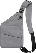 Anti Theft Crossbody Travel Bags for Women Men Cross Body Slim Sling Handbags with S Hook Antitheft